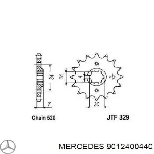 Купити A901240044064 Mercedes Кронштейн подушки КПП