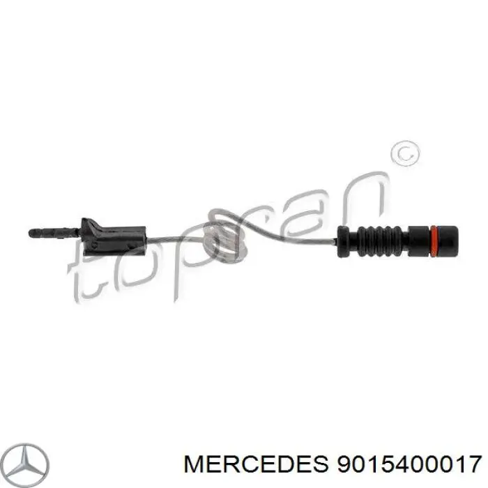 9015400017 Mercedes датчик зносу гальмівних колодок, передній