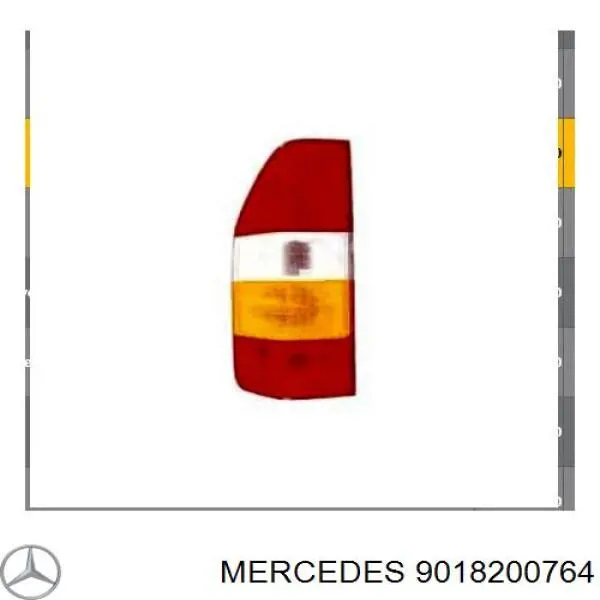 Ліхтар задній лівий 9018200764 Mercedes