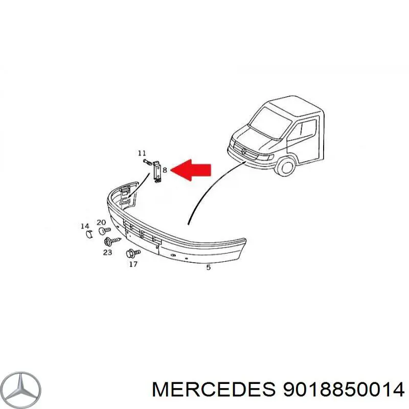  A9018850014 Mercedes