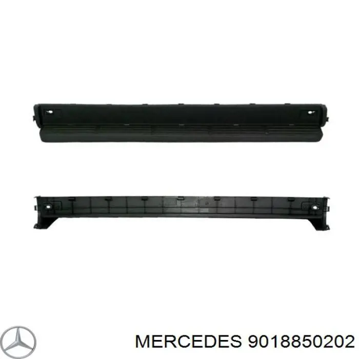 9018850202 Mercedes бампер задній, центральна частина