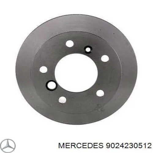 9024230512 Mercedes диск гальмівний задній