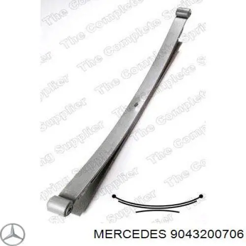 Ресора задня A9043201906 Mercedes