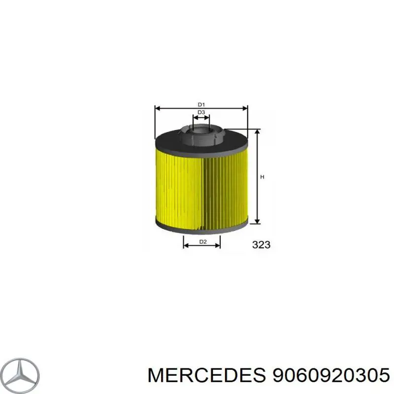 Купити 9060920305 Mercedes Фільтр-відстійник палива грубої очистки