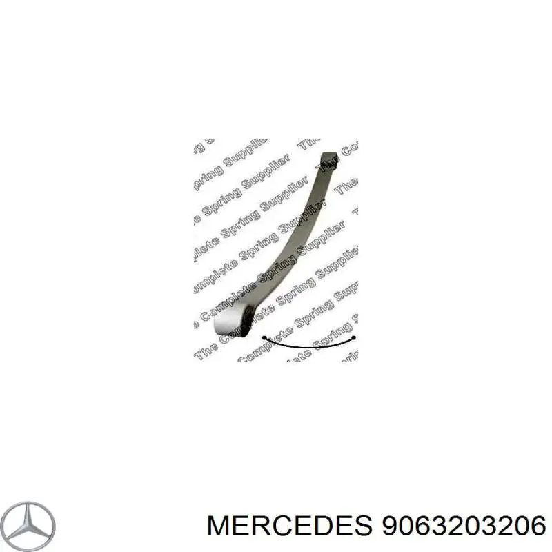 9063203206 Mercedes ресора задня