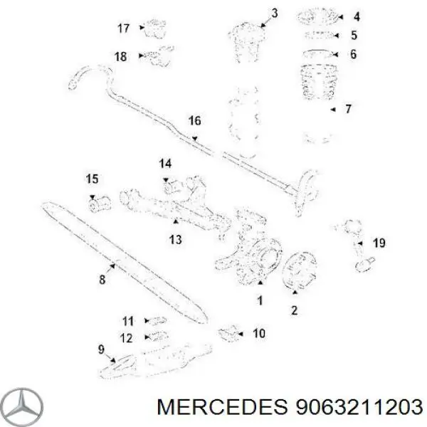 Ресори передні (пружини передньої підвіски) Mercedes A9063211703 ціна, від 249.94 USD