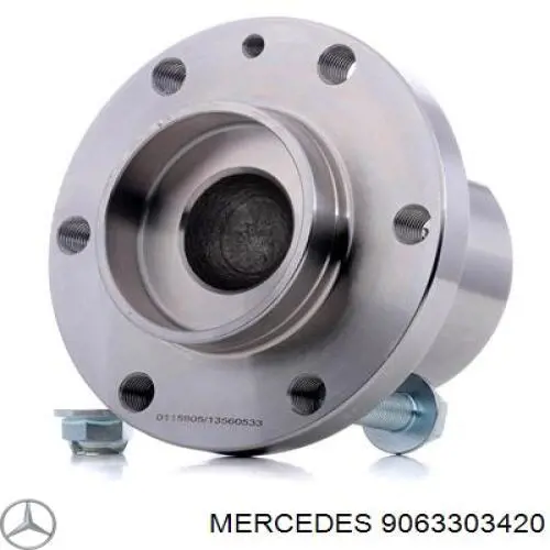 Купити A906330342064 Mercedes Цапфа - поворотний кулак передній, лівий