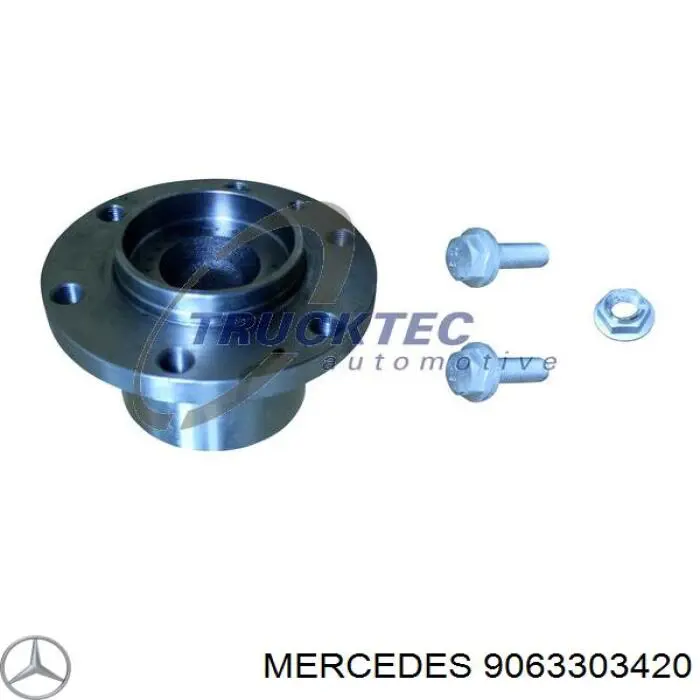 Цапфа - поворотний кулак передній, лівий A906330342064 Mercedes