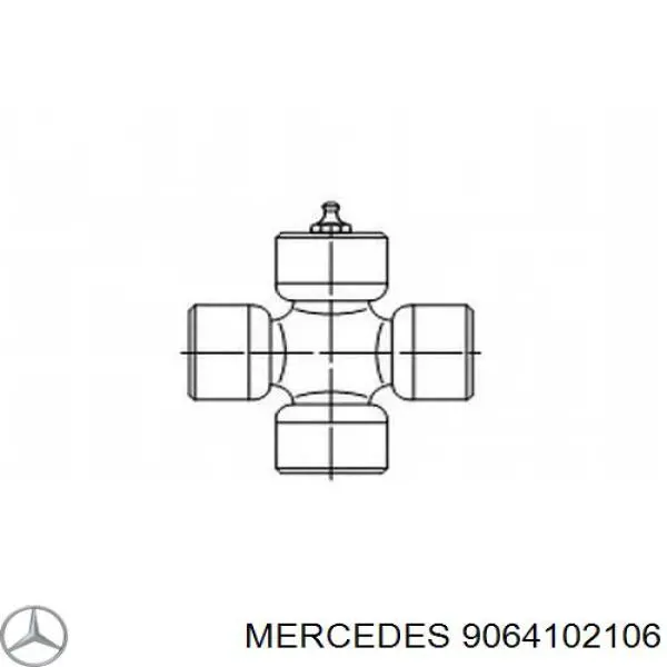 Купити A9064102106 Mercedes Кардан задній