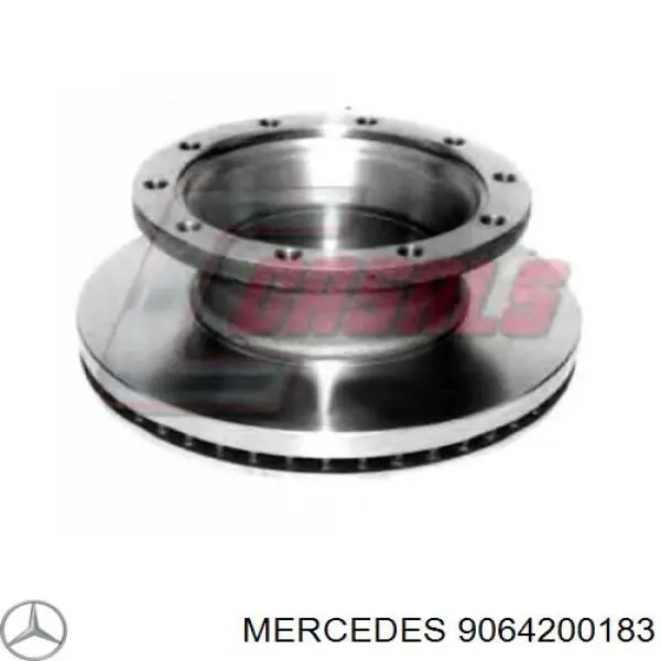 Гальмо дискове переднє на Mercedes Sprinter II 4,6-t 906