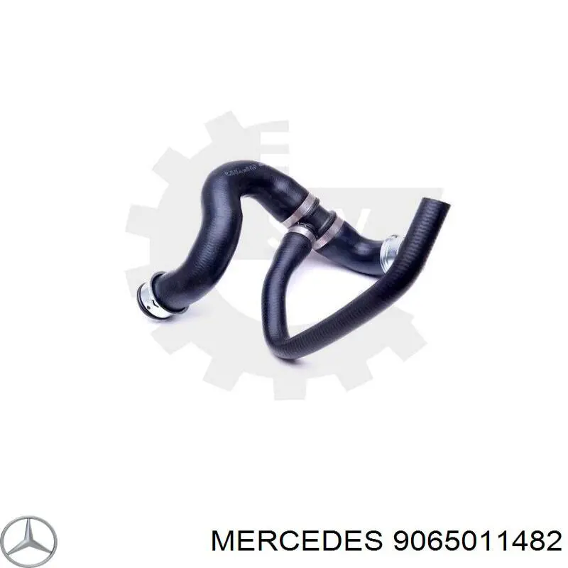 9065011482 Mercedes шланг/патрубок радіатора охолодження, нижній