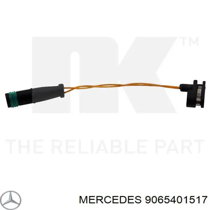 9065401517 Mercedes датчик зносу гальмівних колодок, передній