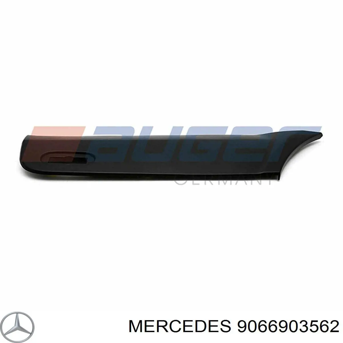 9066903562 Mercedes молдинг заднього правого крила