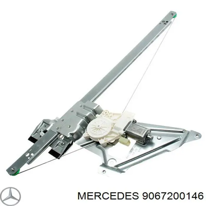 9067200146 Mercedes механізм склопідіймача двері передньої, правої