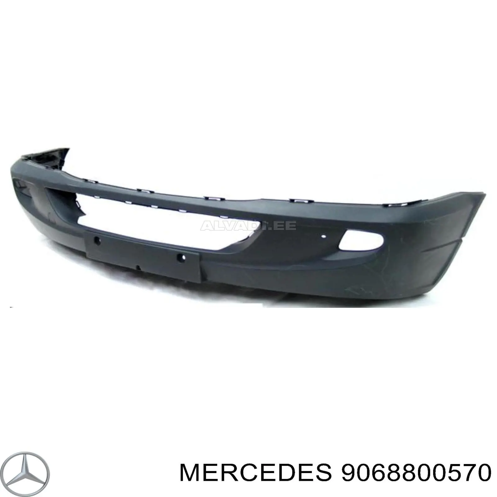 9068800570 Mercedes бампер передній
