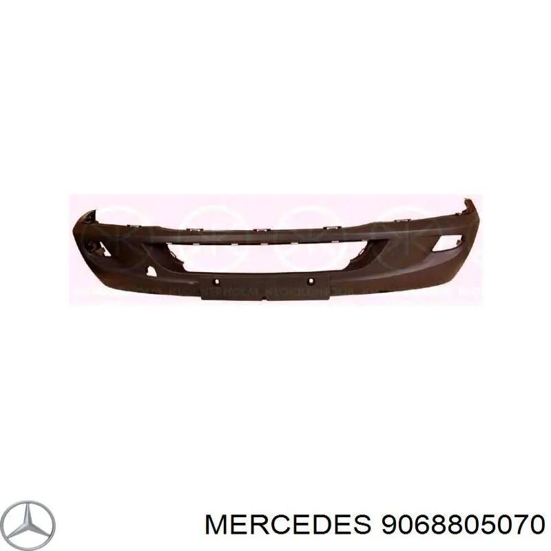 Купити A90688050709B51 Mercedes Буфер (бампер) передній