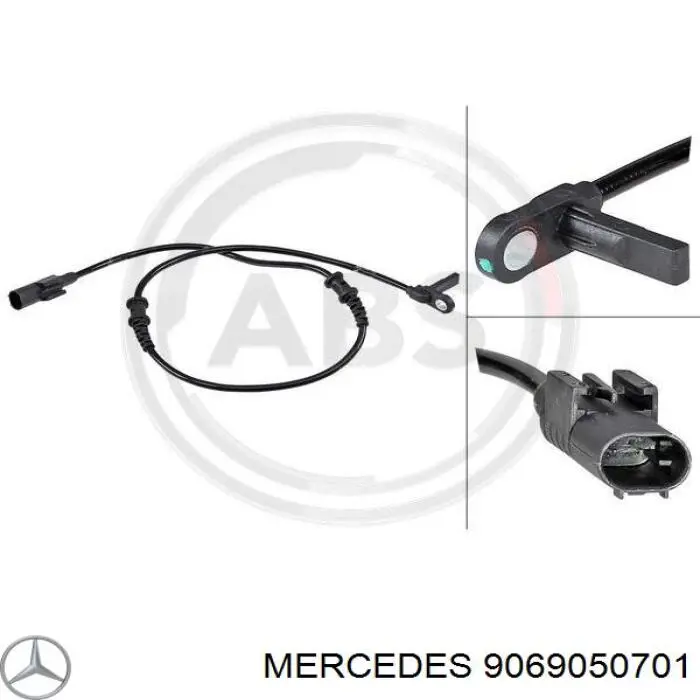 Передній датчик ABS Fast FT80522