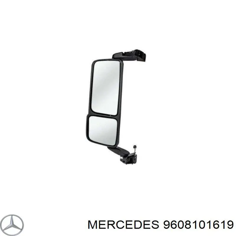A9608101619 Mercedes Дзеркало заднього виду, ліве