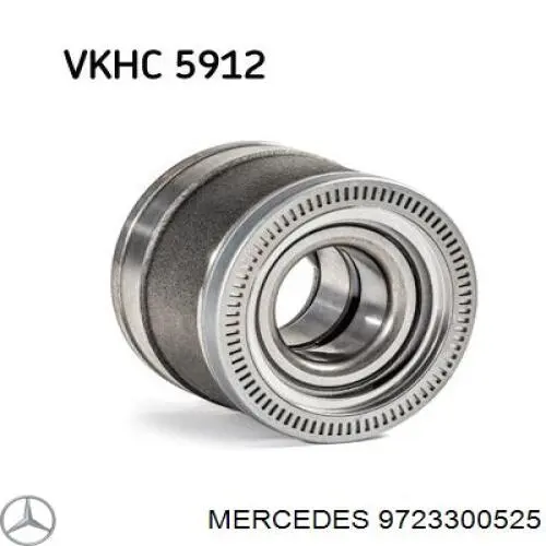 Маточина передня A9723300525 Mercedes