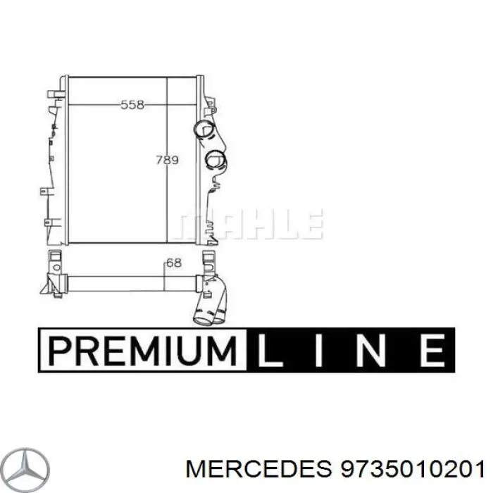 Інтеркулер 9735010201 Mercedes