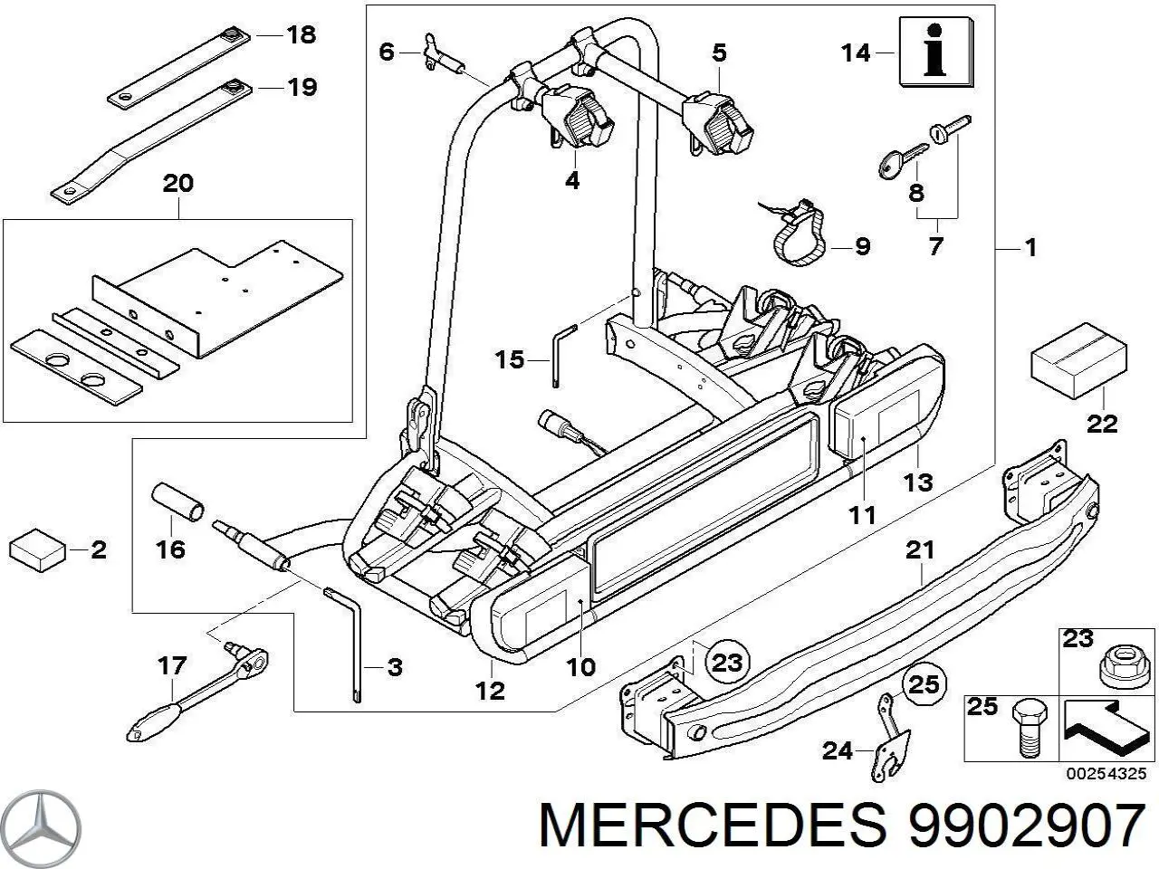 Болт кріплення форсунки Mercedes 9902907 ціна, від 1.26 USD