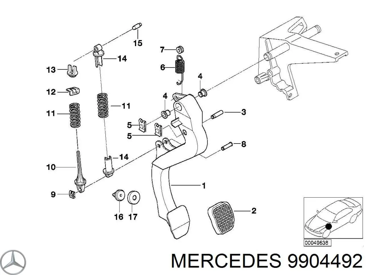  A0009904492 Mercedes