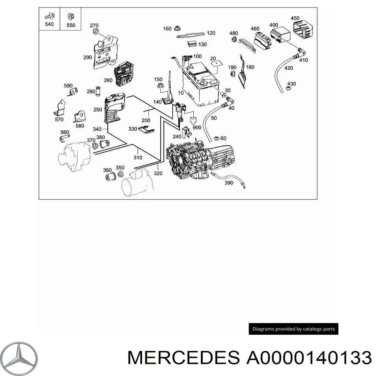 A0000140133 Mercedes 