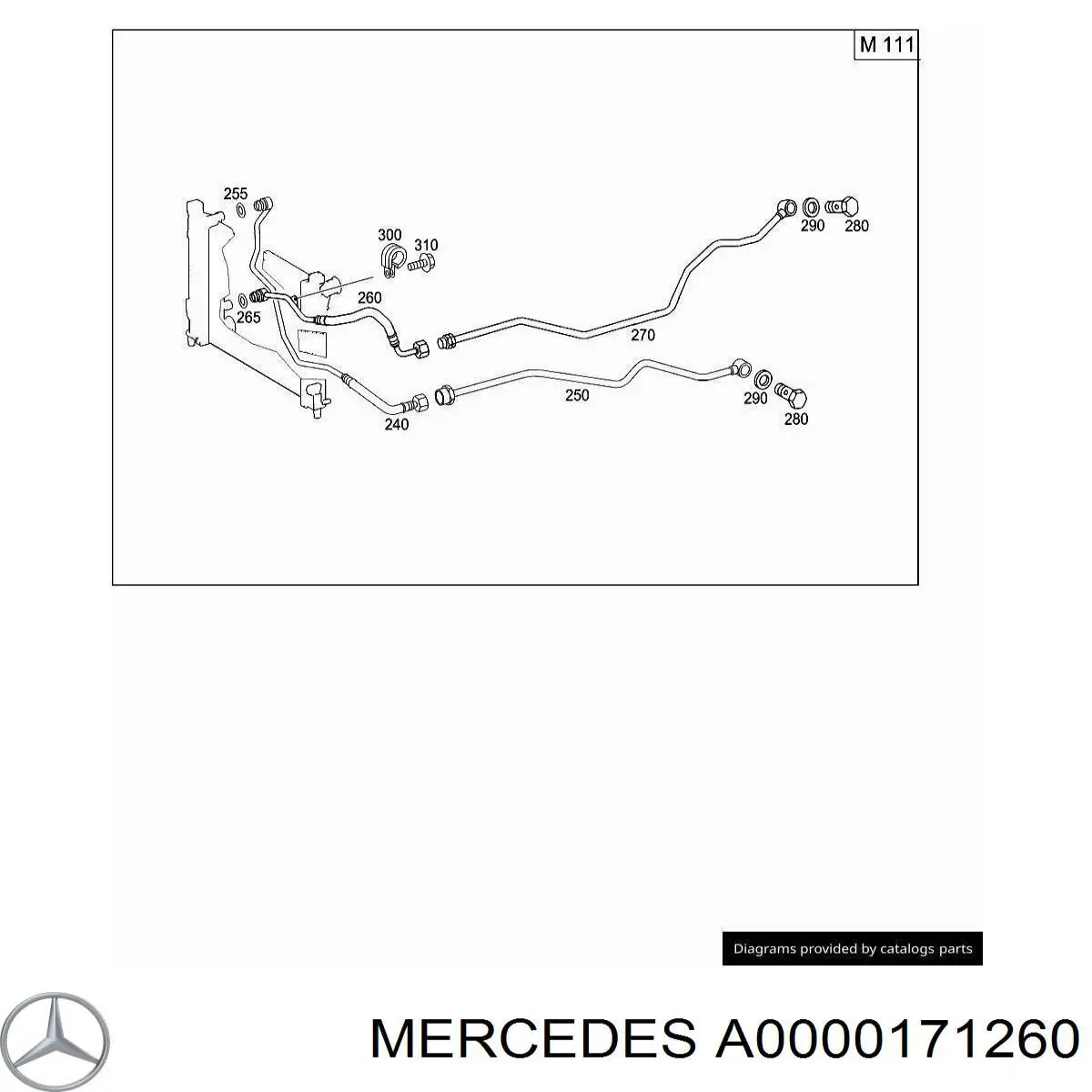 Купити A0000171260 Mercedes 