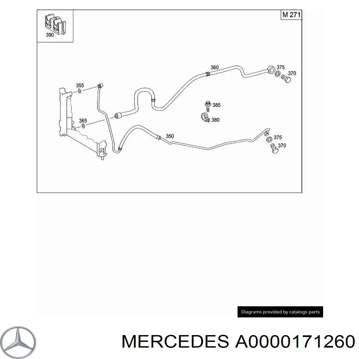  Mercedes A0000171260 ціна, від 2.55 USD