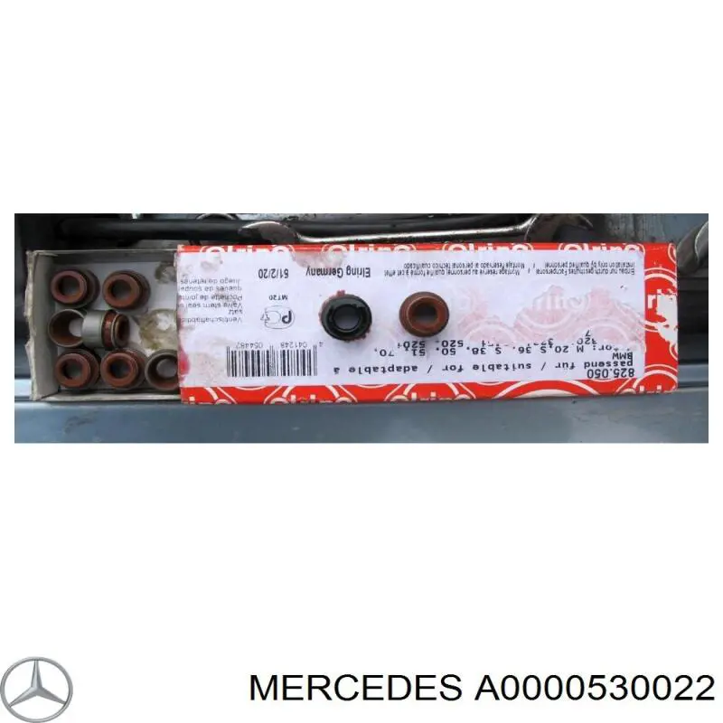 Сальник клапана (маслознімний), впуск/випуск Mercedes A0000530022 ціна, від 0.54 USD
