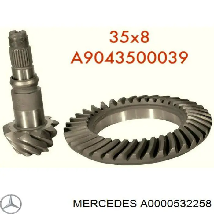 Купити A0000532258 Mercedes Сальник клапана
