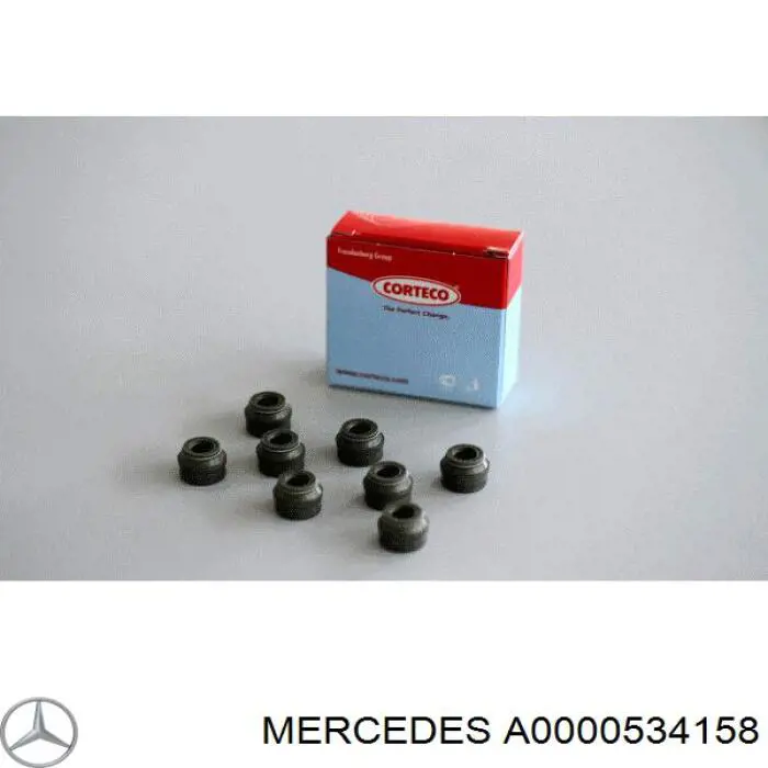 A0000534158 Mercedes сальник клапана (маслознімний, впуск/випуск)