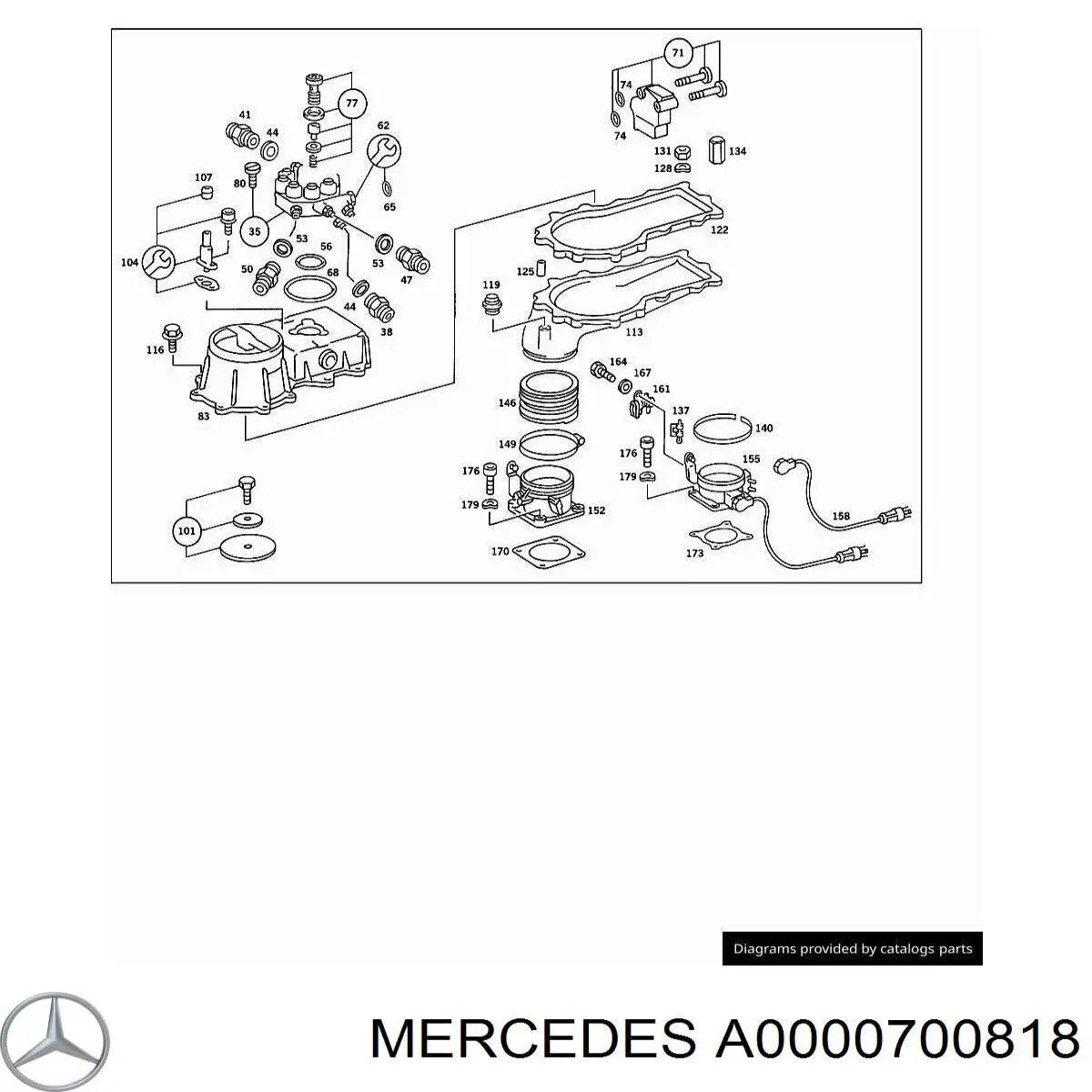 A0000700818 Mercedes 