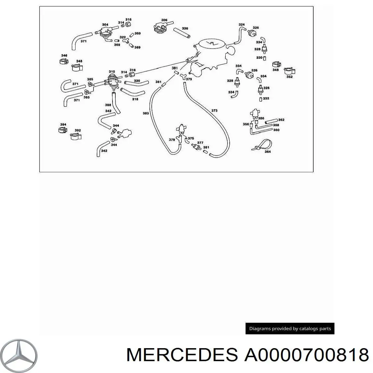  Mercedes A0000700818 ціна, від 96.64 USD
