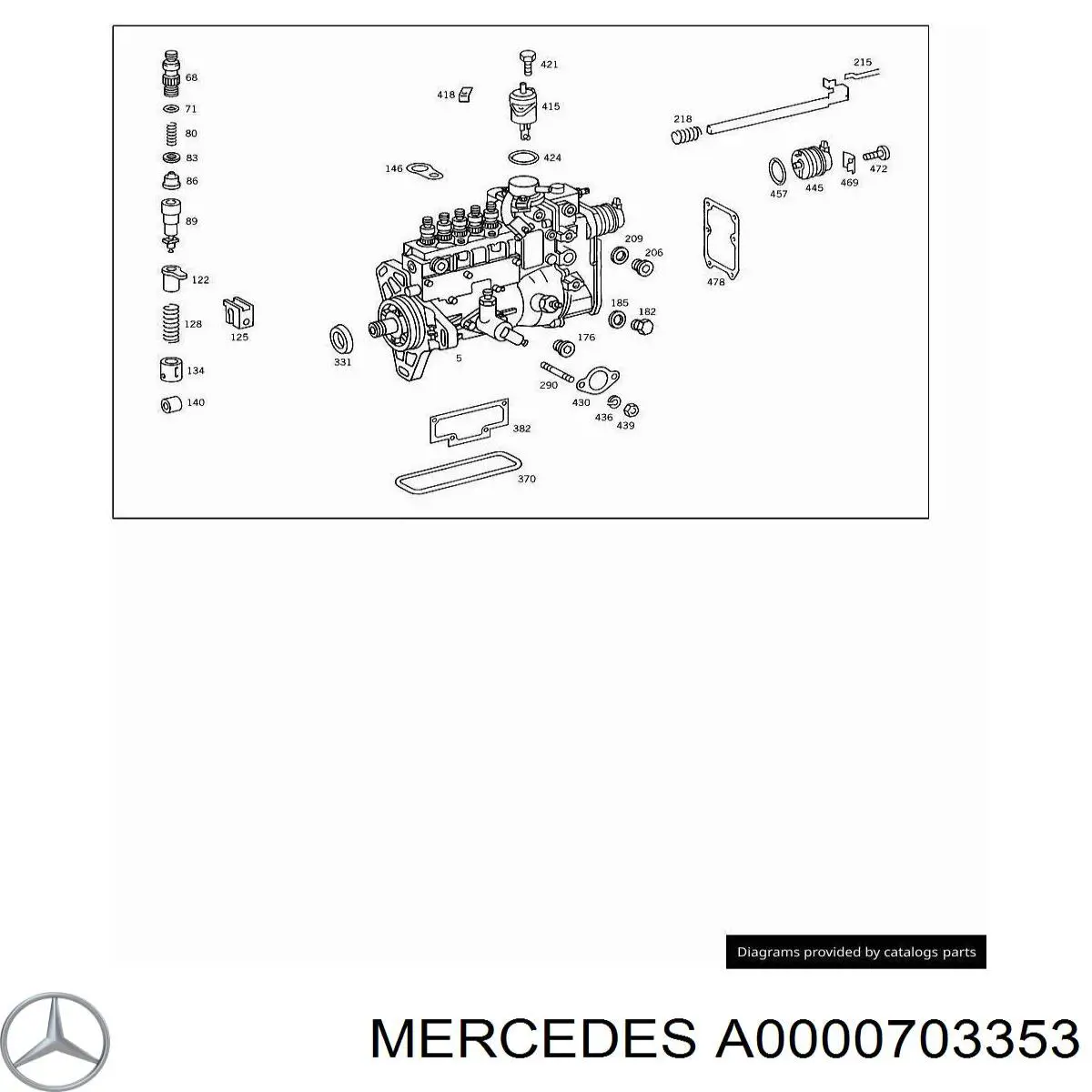 Глушилка Mercedes A0000703353 ціна, від 14.37 USD