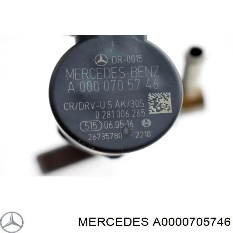 Регулятор тиску палива MERCEDES 0000705746