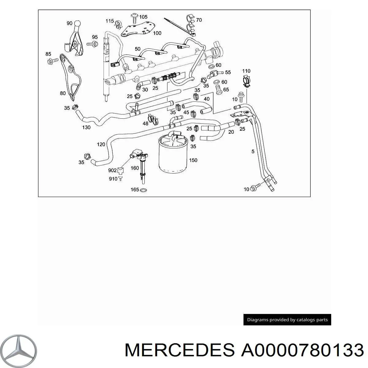  Mercedes A0000780133 ціна, від 6.34 USD