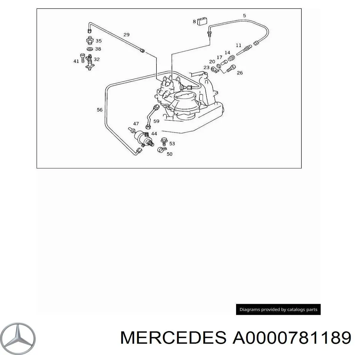 Регулятор тиску палива A0000781189 Mercedes