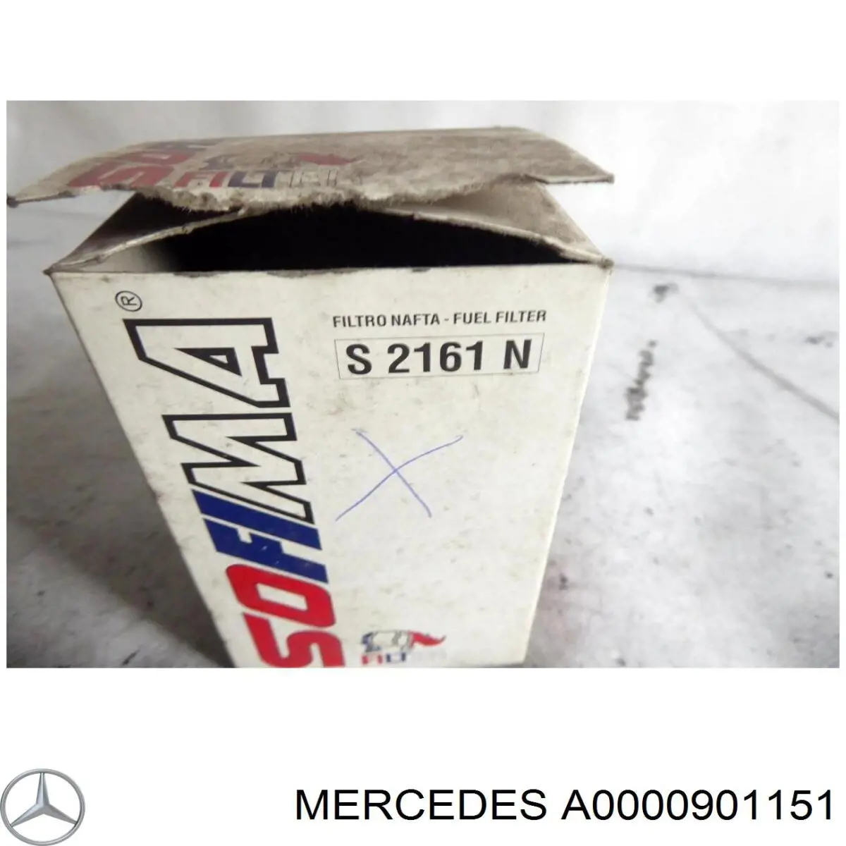 Купити A0000901151 Mercedes Фільтр-відстійник палива грубої очистки