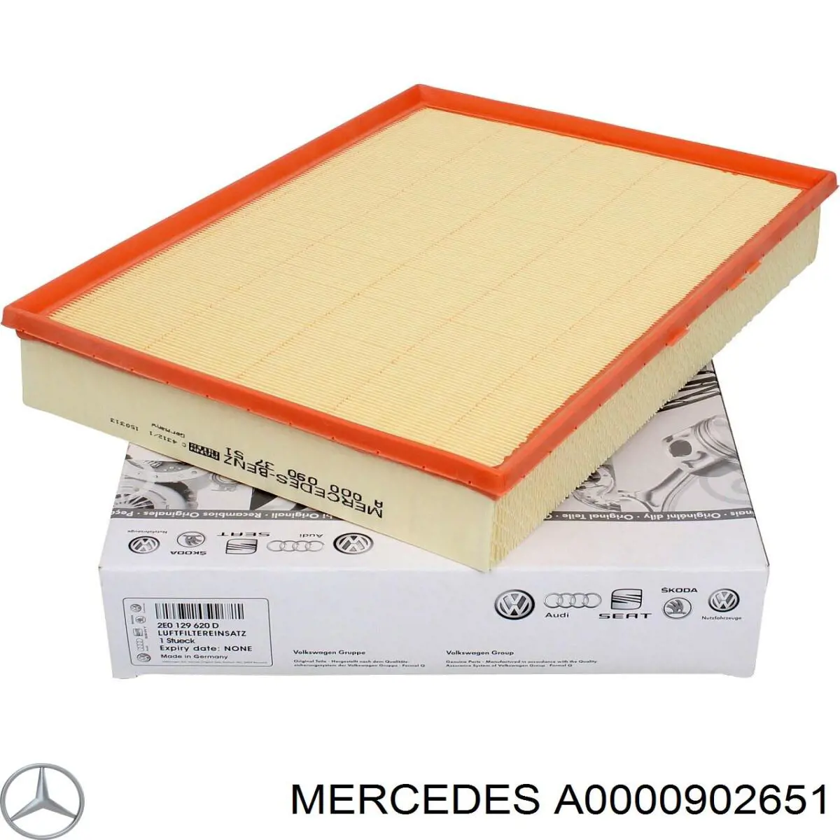 Повітряний фільтр A0000902651 Mercedes