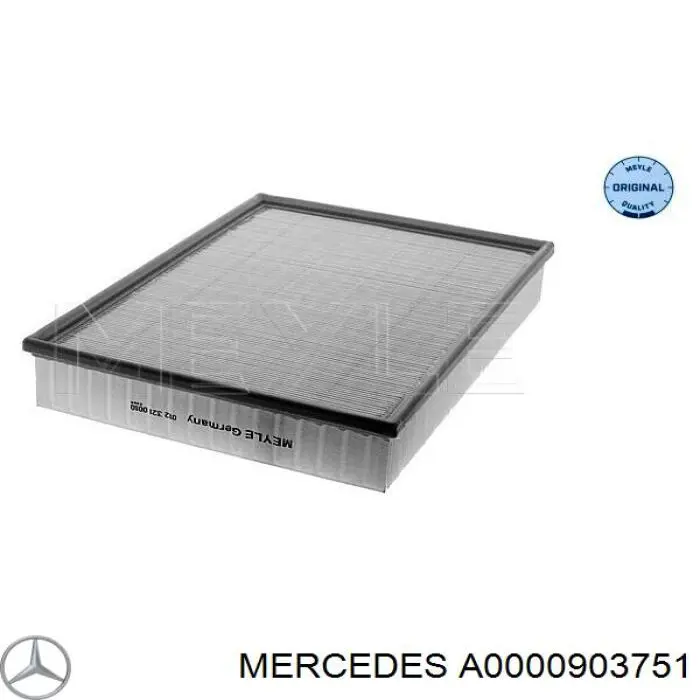 Купити A0000903751 Mercedes Автомобільний фільтр повітря