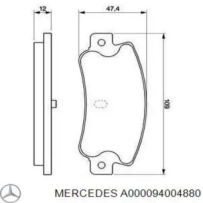 Датчик масової витрати повітря Mercedes A000094004880 ціна, від 50.86 USD