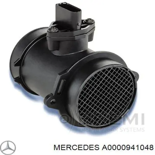 Датчик масової витрати повітря Mercedes A0000941048 ціна, від 45.51 USD