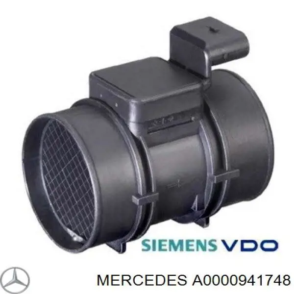 Датчик масової витрати повітря Continental/Siemens 5WK9633Z ціна, від 216.59 USD