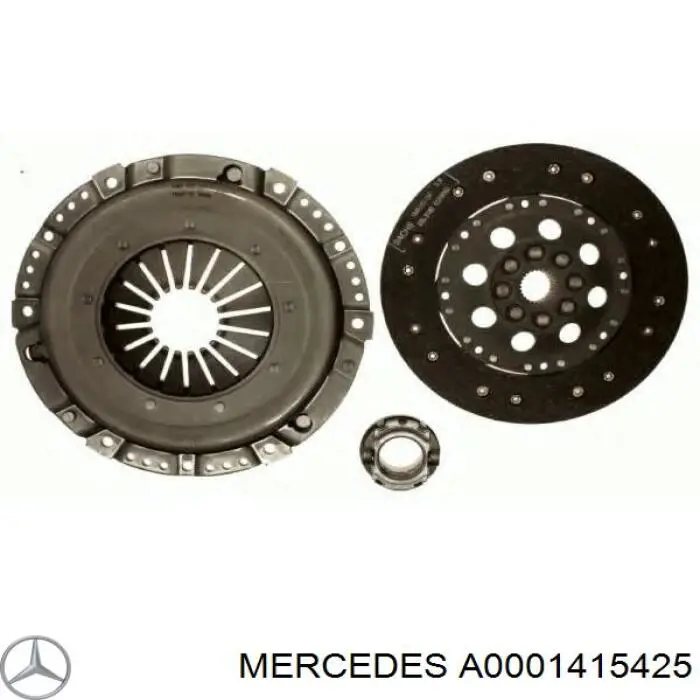 Дросільна заслінка A0001415425 Mercedes