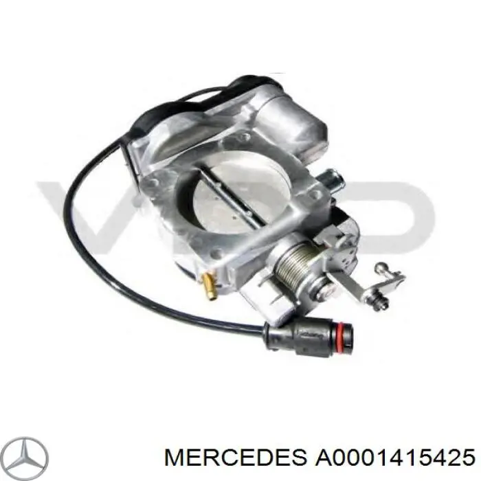 Дросільна заслінка в зборі A0001415425 Mercedes