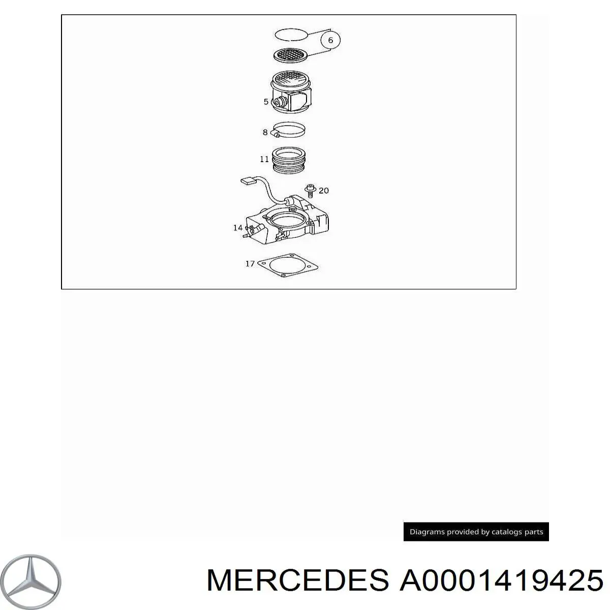  A0001419425 Mercedes