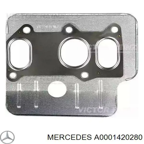 Прокладка випускного колектора, права Mercedes A0001420280 ціна, від 8.75 USD