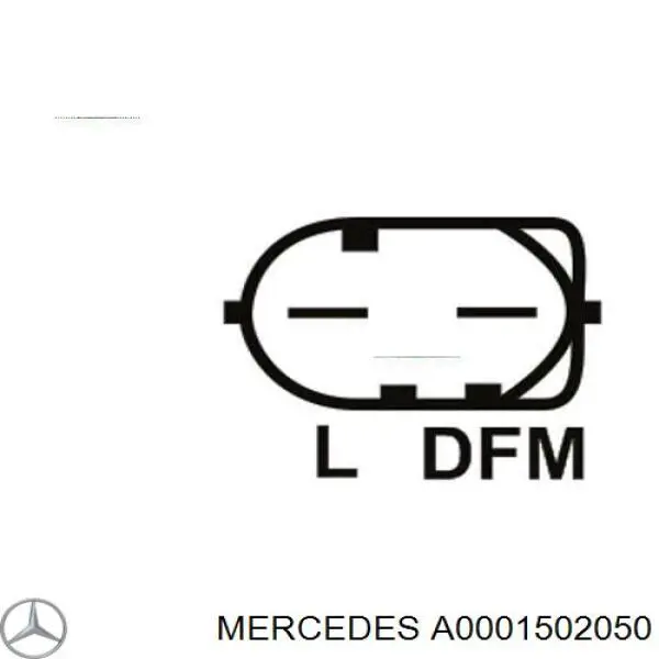 Генератор Mercedes A0001502050 ціна, від 118.51 USD