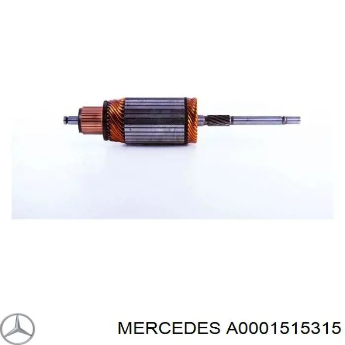 A0001515315 Mercedes якір (ротор стартера)